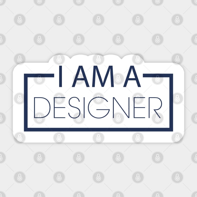 I AM A DESIGNER Sticker by PAULO GUSTTAVO